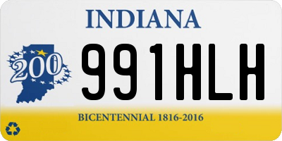 IN license plate 991HLH