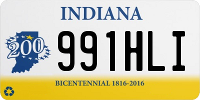 IN license plate 991HLI