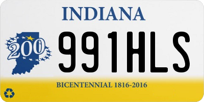 IN license plate 991HLS