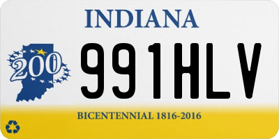 IN license plate 991HLV