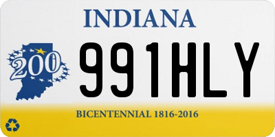 IN license plate 991HLY