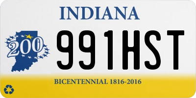 IN license plate 991HST