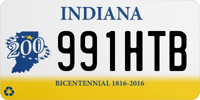 IN license plate 991HTB