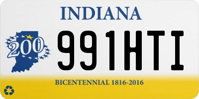 IN license plate 991HTI