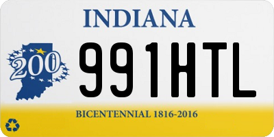 IN license plate 991HTL