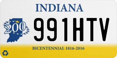 IN license plate 991HTV