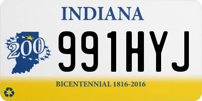 IN license plate 991HYJ