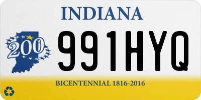 IN license plate 991HYQ