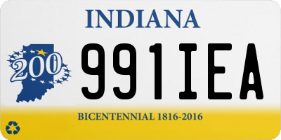 IN license plate 991IEA