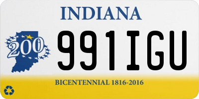 IN license plate 991IGU