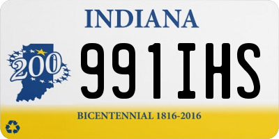 IN license plate 991IHS