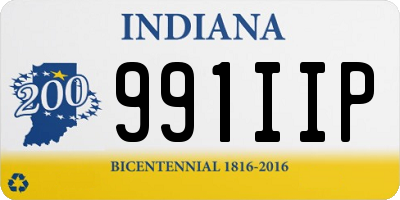IN license plate 991IIP