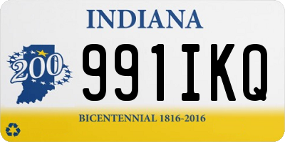 IN license plate 991IKQ