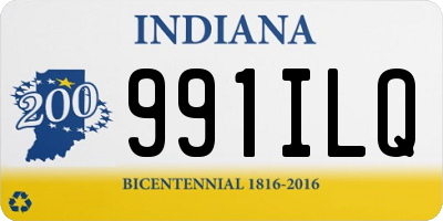 IN license plate 991ILQ