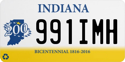 IN license plate 991IMH