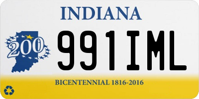 IN license plate 991IML