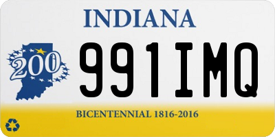 IN license plate 991IMQ