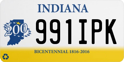 IN license plate 991IPK