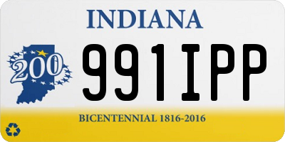 IN license plate 991IPP