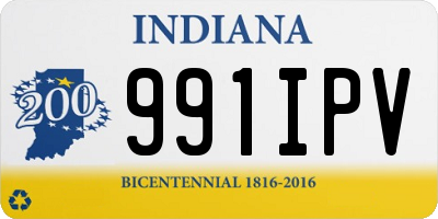 IN license plate 991IPV