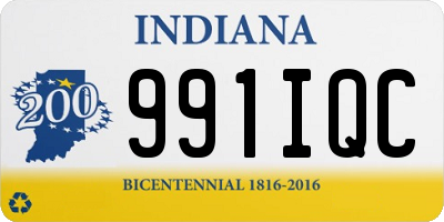 IN license plate 991IQC
