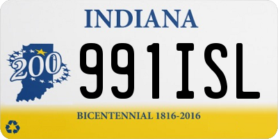 IN license plate 991ISL