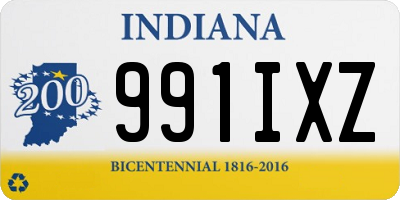 IN license plate 991IXZ