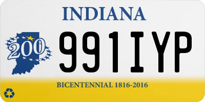IN license plate 991IYP