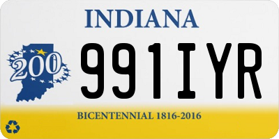 IN license plate 991IYR