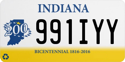 IN license plate 991IYY