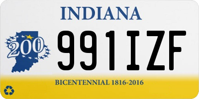 IN license plate 991IZF