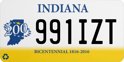 IN license plate 991IZT