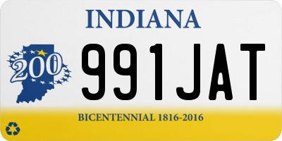 IN license plate 991JAT