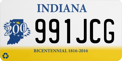 IN license plate 991JCG