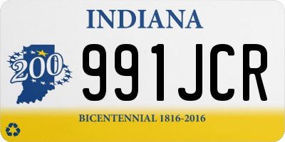 IN license plate 991JCR