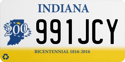 IN license plate 991JCY