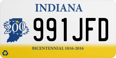 IN license plate 991JFD
