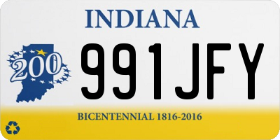 IN license plate 991JFY