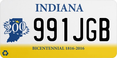 IN license plate 991JGB