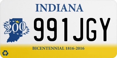 IN license plate 991JGY