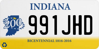 IN license plate 991JHD