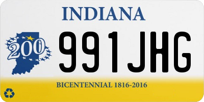 IN license plate 991JHG