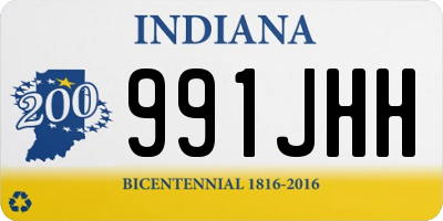 IN license plate 991JHH