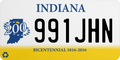IN license plate 991JHN