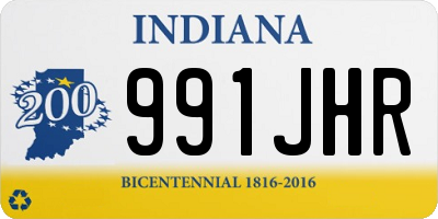 IN license plate 991JHR