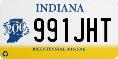IN license plate 991JHT