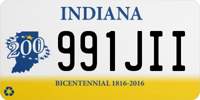 IN license plate 991JII