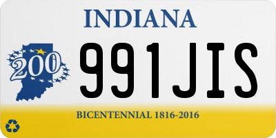 IN license plate 991JIS