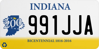 IN license plate 991JJA