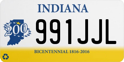 IN license plate 991JJL